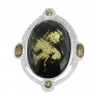 Gold Flake Ring Nrb5917-GL-R